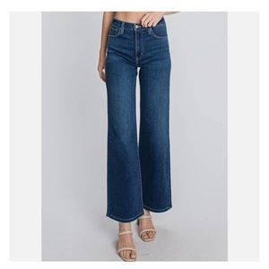 Genoa High Rise Wide Leg in Dark
L.T.J